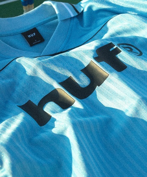 89LOGO JERSEY / HUF ハフ プリントロゴ ゲームシャツ 半袖（T