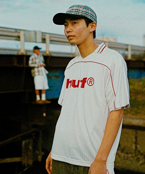 89LOGO JERSEY / HUF ハフ プリントロゴ ゲームシャツ 半袖（T