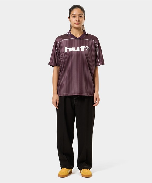 好きに / JERSEY 89LOGO HUF 半袖（T ゲームシャツ プリントロゴ ハフ トップス