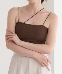 raffime（ラフィミー）の「【Raffime】アシメネックカップ付きインナーキャミソール（キャミソール）」