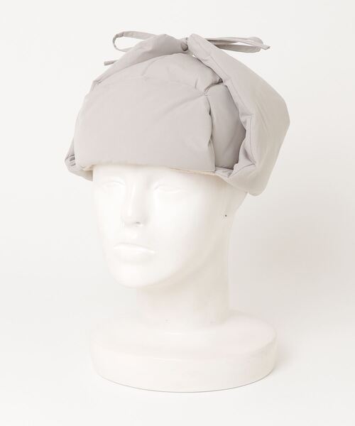 ROSE BUD（ローズバッド）の「(CONTROL FREAK)ダウン風フライトキャップ（キャップ・レディース・グレー・ONE SIZE）」の5枚目の写真