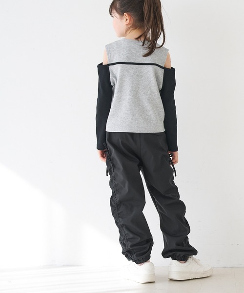 coca(coca)(コカ)の「キッズ サイドドロストリボンパンツ(その他パンツ・キッズ・ブラック/ラベンダー・120/150/130/140)」の21枚目の写真