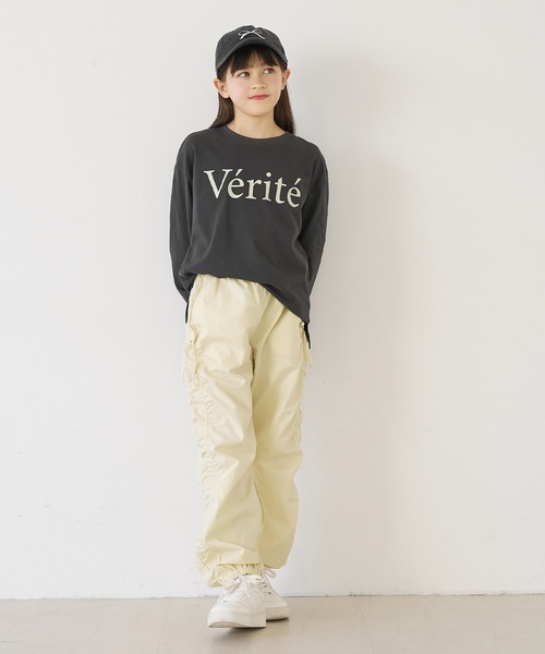 coca(coca)(コカ)の「キッズ サイドドロストリボンパンツ(その他パンツ・キッズ・ブラック/ラベンダー・120/150/130/140)」の18枚目の写真