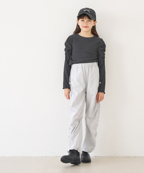 coca(coca)(コカ)の「キッズ サイドドロストリボンパンツ(その他パンツ・キッズ・ブラック/ラベンダー・120/150/130/140)」の12枚目の写真