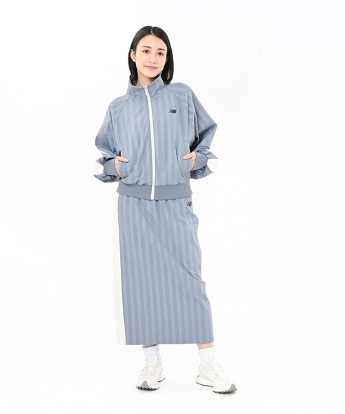 NEW BALANCE（ニューバランス）の「ニットジャケット（ジャージ・レディース・ネイビー/トップグレー/サンドグレー・SMALL/X-LARGE/LARGE/MEDIUM）」の6枚目の写真