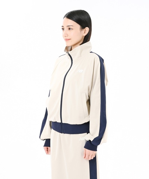 NEW BALANCE（ニューバランス）の「ニットジャケット（ジャージ・レディース・ネイビー/トップグレー/サンドグレー・SMALL/X-LARGE/LARGE/MEDIUM）」の17枚目の写真