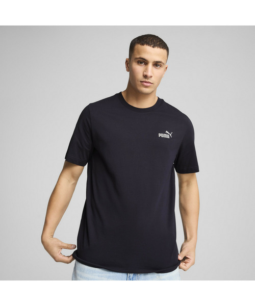 PUMA（プーマ）の「PUMA プーマ メンズ ESS スモール NO. 1 ロゴ 半袖 Tシャツ（Tシャツ/カットソー・メンズ・ホワイト/ブラック/ネイビー/ヘザーグレー・SMALL/MEDIUM/LARGE/X-LARGE/XX-LARGE）」の4枚目の写真