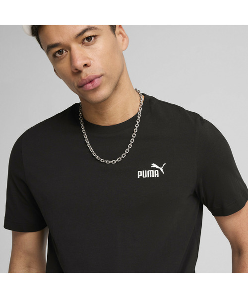PUMA（プーマ）の「PUMA プーマ メンズ ESS スモール NO. 1 ロゴ 半袖 Tシャツ（Tシャツ/カットソー・メンズ・ホワイト/ブラック/ネイビー/ヘザーグレー・SMALL/MEDIUM/LARGE/X-LARGE/XX-LARGE）」の6枚目の写真