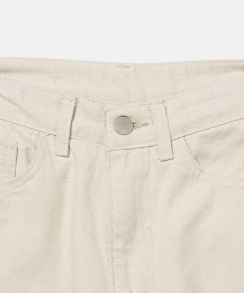 muahmuah(ムーアムーア)の「A'GEM/9 × .kom 『muah muah/ムーアムーア』 LOGO STITCH WIDE BANDING PANTS/ロゴステッチ ワイドバンディングパンツ(その他パンツ・レディース・アイボリー/ブラック・S/M)」の18枚目の写真