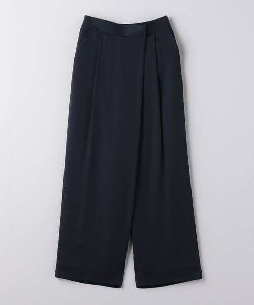 【美品】テーラーメイド×ユナイテッドアローズ♪パンツ ベージュXS UNITED ARROWS（ユナイテッドアローズ）の「サテンラップ ワイドパンツ