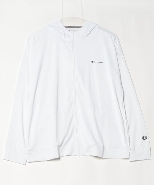 Champion(チャンピオン)の「チャンピオン ZIP HOODED SHIRT(パーカー・レディース・ライラック/ホワイト・M/L)」の1枚目の写真