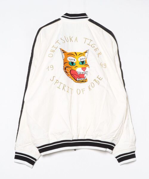 Onitsuka Tiger（オニツカタイガー）の「BOMBER JACKET / ボンバージャケット（その他アウター・レディース・オフホワイト/ベージュ/ブラック・M/XS/S/L/XL）」の10枚目の写真