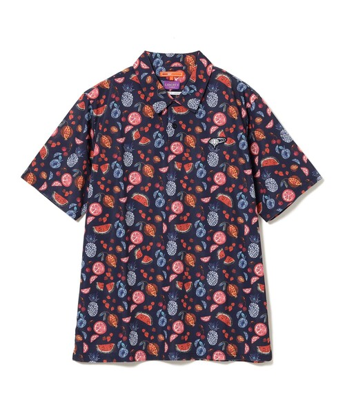 BEAMS GOLF ビームスゴルフ ゴルフポロシャツ セール】〈MEN〉ORANGE LABEL / 別注リバティ 総柄プリント