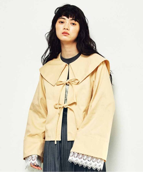 MEDE19F(メデジュウキュウ)の「MEDE19F Boutique888さんコラボ ビッグカラージャケット(その他アウター・レディース・ライトイエロー・M/L/LL)」の1枚目の写真