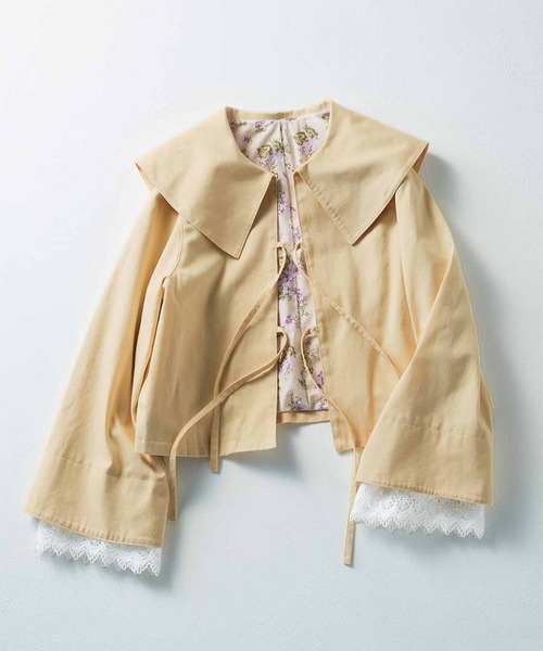 MEDE19F(メデジュウキュウ)の「MEDE19F Boutique888さんコラボ ビッグカラージャケット(その他アウター・レディース・ライトイエロー・M/L/LL)」の9枚目の写真