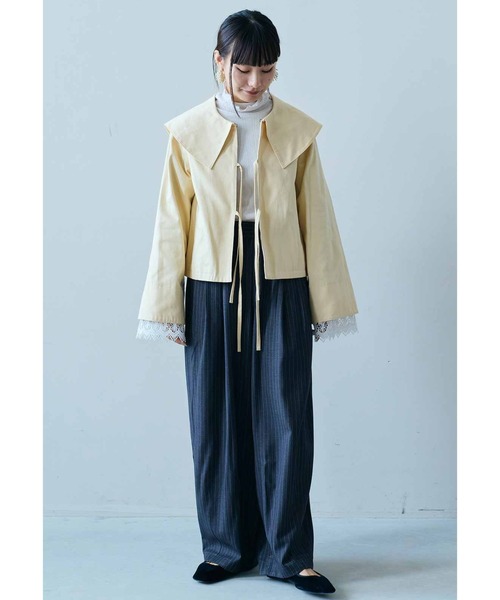 MEDE19F(メデジュウキュウ)の「MEDE19F Boutique888さんコラボ ビッグカラージャケット(その他アウター・レディース・ライトイエロー・M/L/LL)」の14枚目の写真