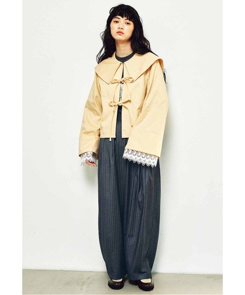 MEDE19F(メデジュウキュウ)の「MEDE19F Boutique888さんコラボ ビッグカラージャケット(その他アウター・レディース・ライトイエロー・M/L/LL)」の7枚目の写真