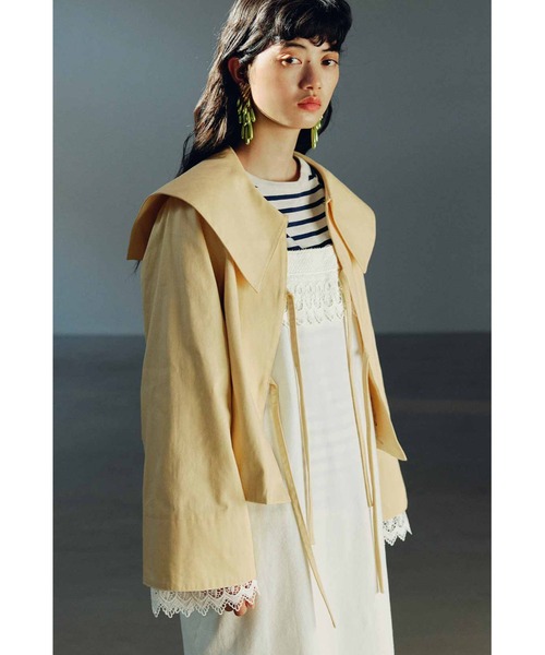 MEDE19F(メデジュウキュウ)の「MEDE19F Boutique888さんコラボ ビッグカラージャケット(その他アウター・レディース・ライトイエロー・M/L/LL)」の6枚目の写真