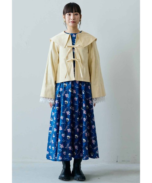 MEDE19F(メデジュウキュウ)の「MEDE19F Boutique888さんコラボ ビッグカラージャケット(その他アウター・レディース・ライトイエロー・M/L/LL)」の4枚目の写真