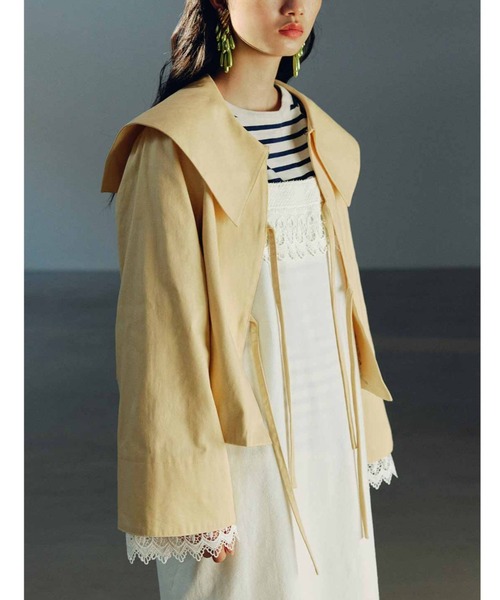MEDE19F（メデジュウキュウ）の「ＭＥＤＥ１９Ｆ　Ｂｏｕｔｉｑｕｅ８８８さんコラボ　ビッグカラージャケット（その他アウター・レディース・ライトイエロー・M/L/LL）」の15枚目の写真