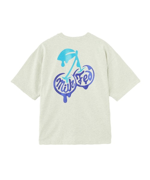 MILKFED.(ミルクフェド)の「GLITTER MELTY CHERRIES S/S TEE(Tシャツ/カットソー・レディース・ブラウン/チャコール/オートミール・L/M)」の3枚目の写真