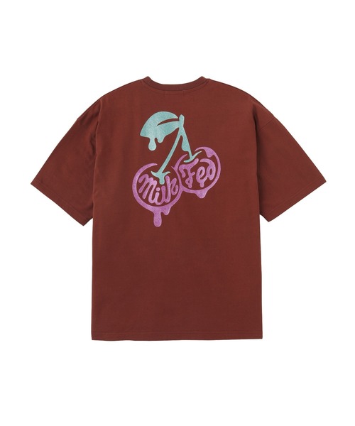 MILKFED.(ミルクフェド)の「GLITTER MELTY CHERRIES S/S TEE(Tシャツ/カットソー・レディース・ブラウン/チャコール/オートミール・L/M)」の1枚目の写真