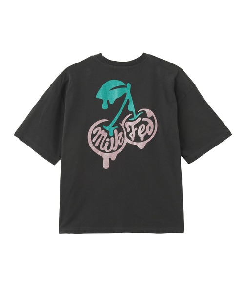 MILKFED.(ミルクフェド)の「GLITTER MELTY CHERRIES S/S TEE(Tシャツ/カットソー・レディース・ブラウン/チャコール/オートミール・L/M)」の2枚目の写真