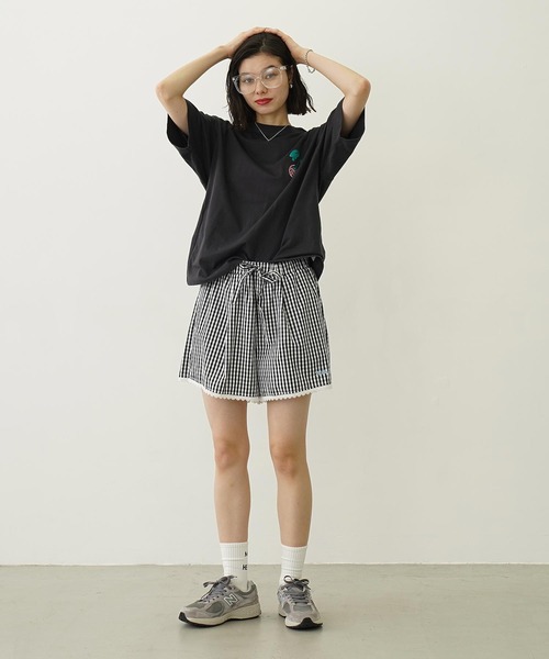 MILKFED.(ミルクフェド)の「GLITTER MELTY CHERRIES S/S TEE(Tシャツ/カットソー・レディース・ブラウン/チャコール/オートミール・L/M)」の17枚目の写真