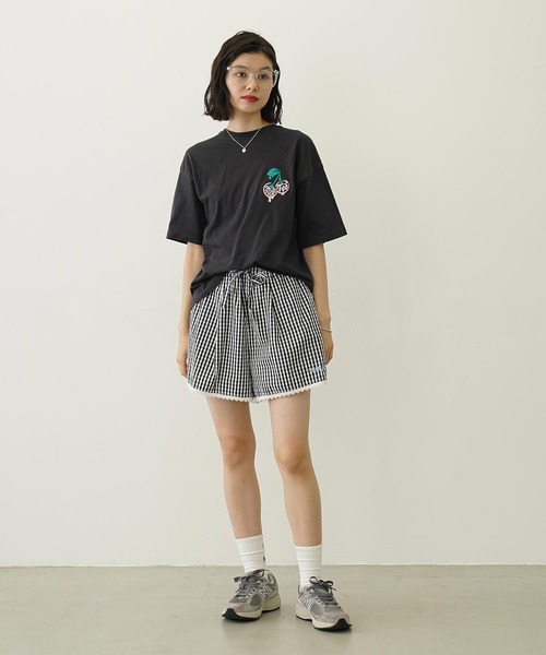 MILKFED.(ミルクフェド)の「GLITTER MELTY CHERRIES S/S TEE(Tシャツ/カットソー・レディース・ブラウン/チャコール/オートミール・L/M)」の19枚目の写真