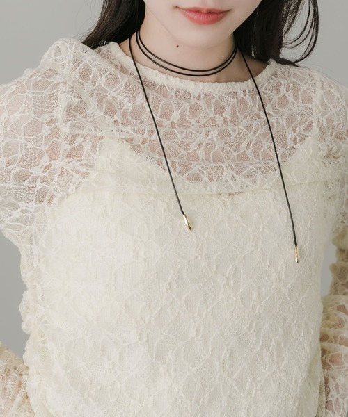 SMELLY（スメリー）の「メタルコードチョーカーネックレス（ネックレス・レディース・ブラック・-）」の4枚目の写真