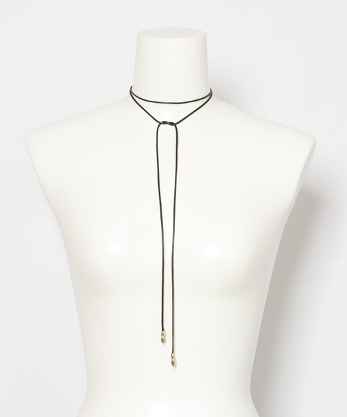 SMELLY（スメリー）の「メタルコードチョーカーネックレス（ネックレス・レディース・ブラック・-）」の8枚目の写真