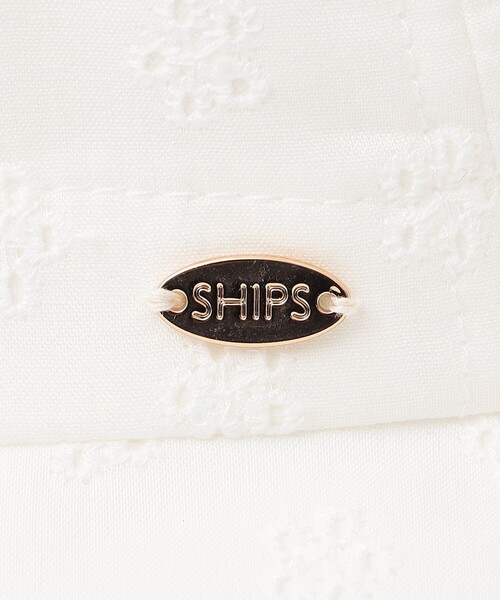 SHIPS（シップス）の「SHIPS KIDS:〈UVカット〉ベビー レース ハット（キャップ・キッズ・ライトホワイト・SMALL/MEDIUM/X-SMALL）」の4枚目の写真