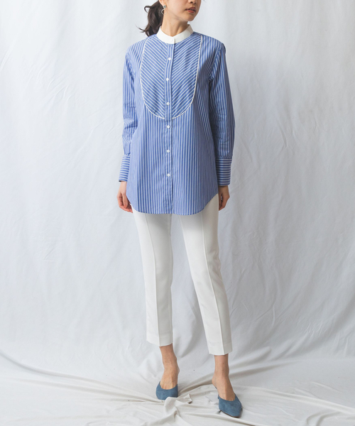 NARACAMICIE(ナラカミーチェ)の「【NARACAMICIE】ホワイトテーパードパンツ(その他パンツ・レディース・ホワイト・S/L/XL/M)」の2枚目の写真