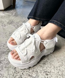 INGNI（イング）の「レースUPボリュームスポサン（サンダル）」