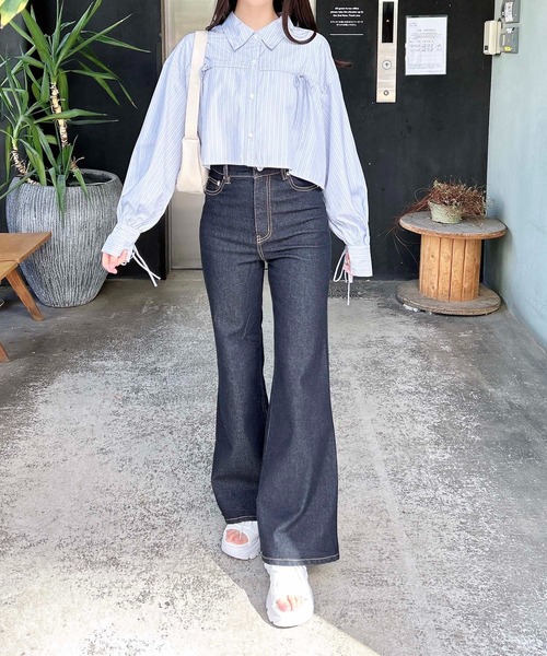 INGNI（イング）の「レースUPボリュームスポサン（サンダル・レディース・ブラック/ベージュ/オフホワイト・M/L）」の5枚目の写真