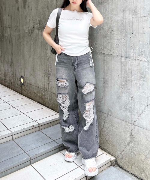 INGNI（イング）の「レースUPボリュームスポサン（サンダル・レディース・ブラック/ベージュ/オフホワイト・M/L）」の18枚目の写真