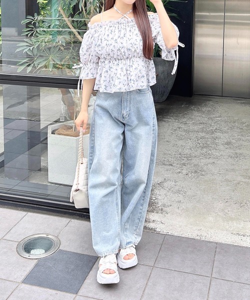 INGNI（イング）の「レースUPボリュームスポサン（サンダル・レディース・ブラック/ベージュ/オフホワイト・M/L）」の20枚目の写真