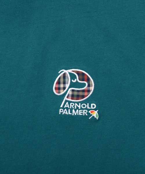 Arnold Palmer（アーノルドパーマー）の「ドッグモチーフ シェア Tシャツ（Tシャツ/カットソー・レディース・ホワイト/グリーン/ブラック・XS/S/M/L/LL）」の17枚目の写真