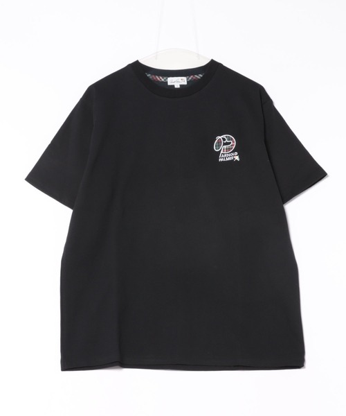 Arnold Palmer（アーノルドパーマー）の「ドッグモチーフ シェア Tシャツ（Tシャツ/カットソー・レディース・ホワイト/グリーン/ブラック・XS/S/M/L/LL）」の22枚目の写真