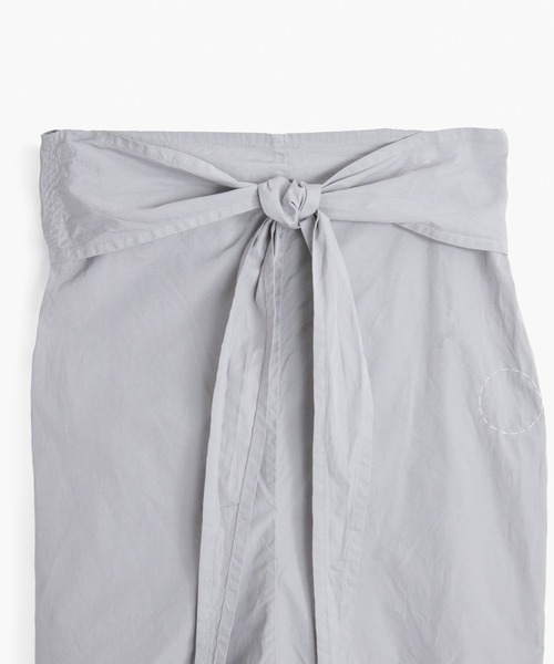 COSMIC WONDER（コズミックワンダー）の「Organic cotton broadcloth wrapped pants（その他パンツ・レディース・ライトグレー/ブラック/ライトピンク・FREE）」の12枚目の写真