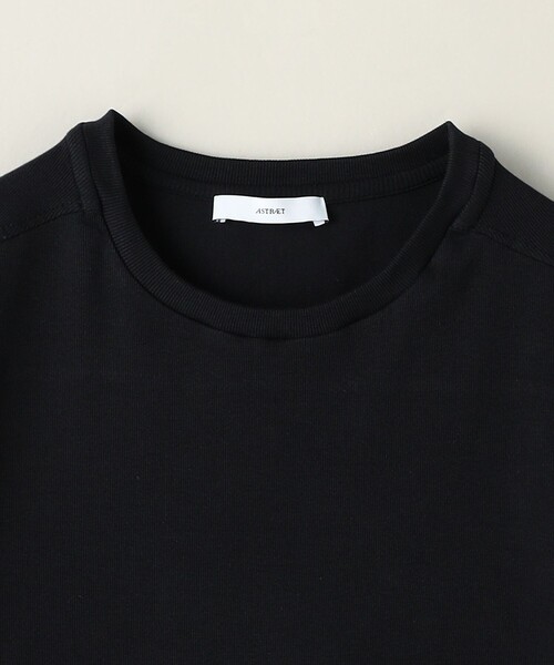セール】＜ASTRAET＞リブ コンビ クルーネックカットソー（T
