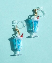 gargle | gargle ガーグル：ミニチュアアートシリーズ　クリームソーダ　イヤリング(イヤリング)
