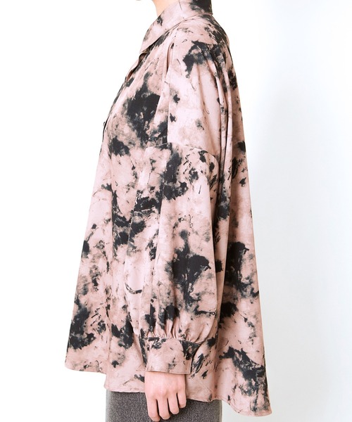 GORGE(ゴージ)の「《タンク付き2点セット×モヤ柄》レディース シャツ セットアイテム 羽織り トレンド 春夏秋(シャツ/ブラウス・レディース・ブラック/ブラウン・F)」の20枚目の写真