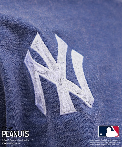 DOUBLE NAME(ダブルネーム)の「MLB×PEANUTSコラボ POPCORN BIG TEE/ドジャース・ヤンキース・カブス・パドレス・メッツ/ピーナッツ/ユニセックス(Tシャツ/カットソー・レディース・オレンジ/ネイビー/ブラウン/ブラック/ブルー・FREE)」の15枚目の写真