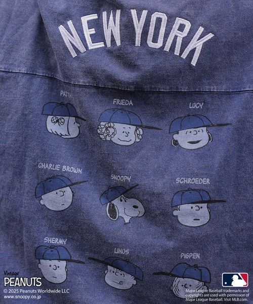 DOUBLE NAME(ダブルネーム)の「MLB×PEANUTSコラボ POPCORN BIG TEE/ドジャース・ヤンキース・カブス・パドレス・メッツ/ピーナッツ/ユニセックス(Tシャツ/カットソー・レディース・オレンジ/ネイビー/ブラウン/ブラック/ブルー・FREE)」の16枚目の写真