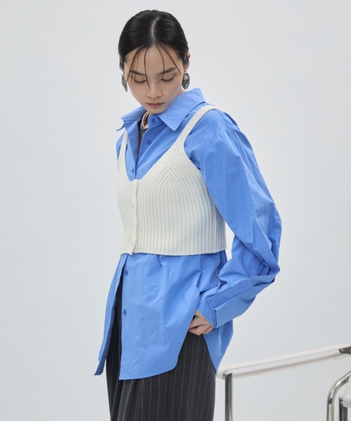 ショートビスチェ　ももさん専用 セール】【 4色展開 】パッチワーククロシェ編みショート
