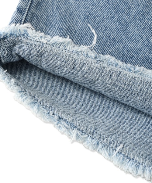 Piet（ピエット）の「【綿100%】裾フリンジ デニム ショートパンツ（その他パンツ・キッズ・ブルー/グレー・130/120/110/100）」の12枚目の写真
