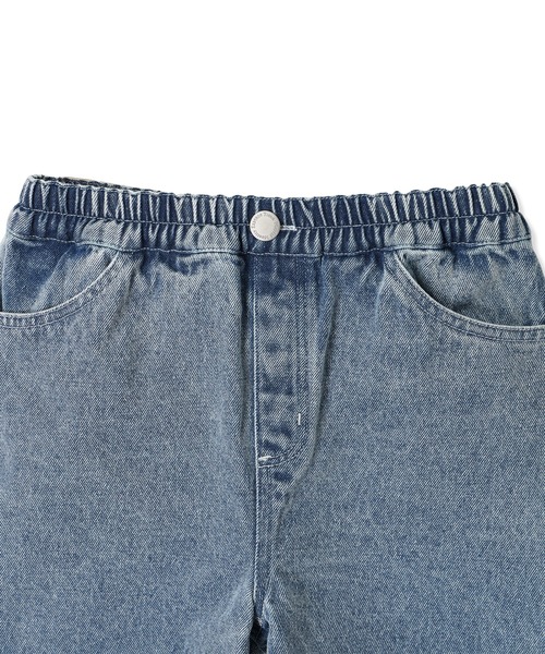 Piet（ピエット）の「【綿100%】裾フリンジ デニム ショートパンツ（その他パンツ・キッズ・ブルー/グレー・130/120/110/100）」の4枚目の写真