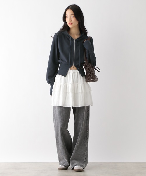 25新作 プラダ ウール ブレンド フーディ ジャケット パーカー Prada Wool Jacket | Black | FARFETCH