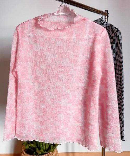 Siblings(シブリングス)の「Long Sleeve(Tシャツ/カットソー・レディース・ブラック/ピンク・SMALL/LARGE)」の3枚目の写真